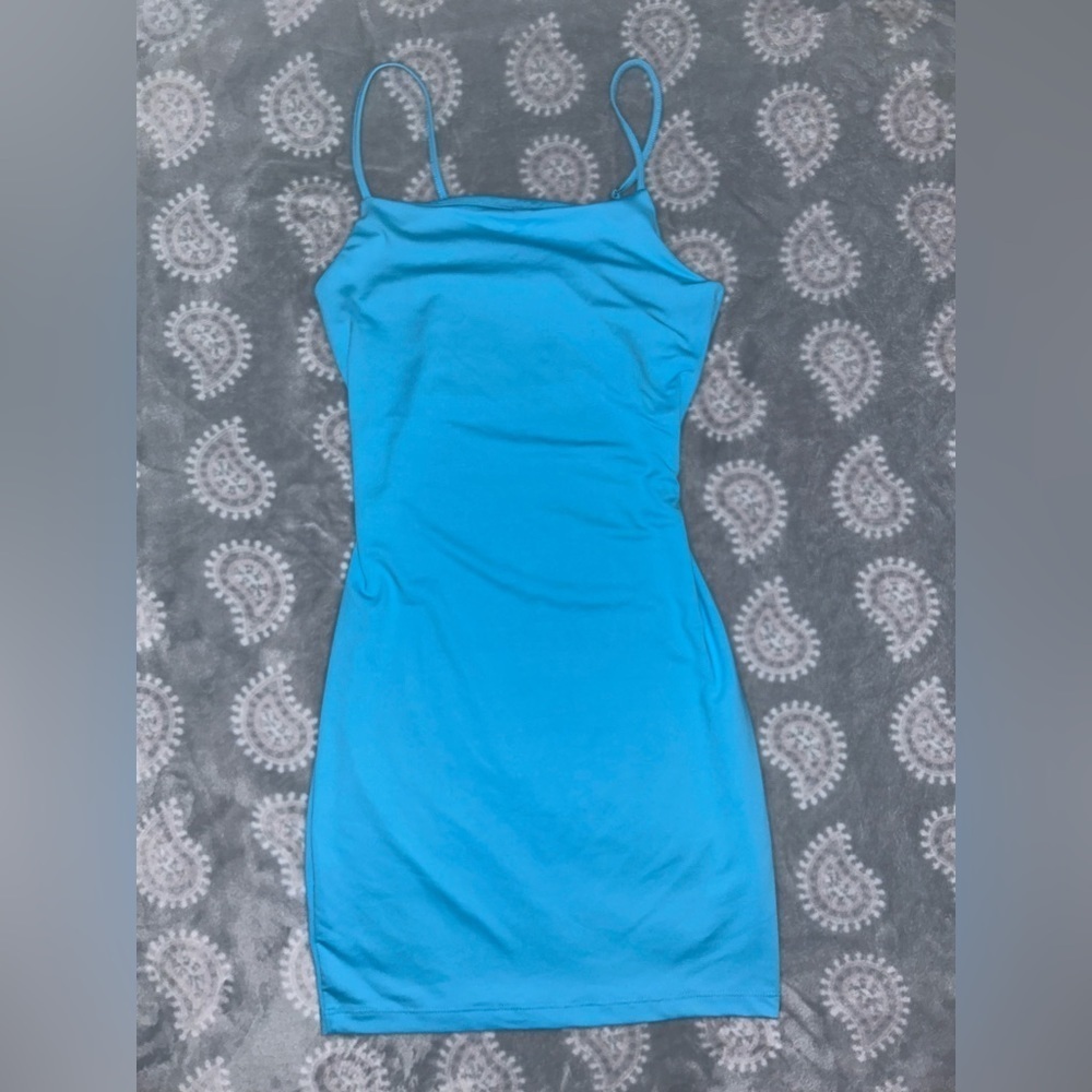 Forever 21 Blue Cami Bodycon Mini Dress